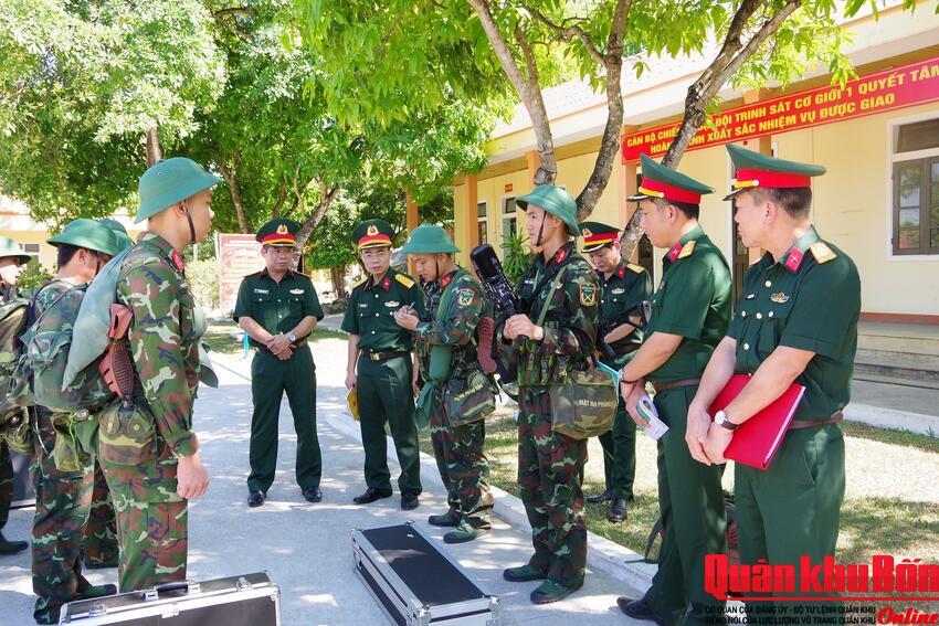 Tổng cục II kiểm tra tại Bộ Chỉ huy Quân sự tỉnh Quảng Trị