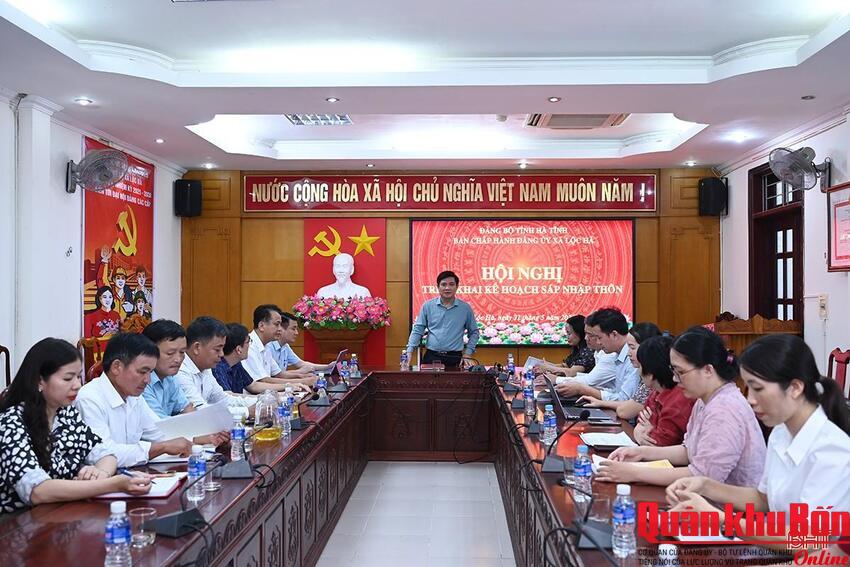 Hà Tĩnh: Hoàn thiện phương án sắp xếp thôn, tổ dân phố gắn với tạo đồng thuận trong Nhân dân