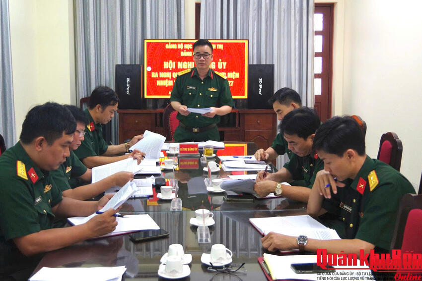 Đảng ủy Hệ 3, Học viện Chính trị: Ra nghị quyết lãnh đạo thực hiện nhiệm vụ năm học 2026 – 2027