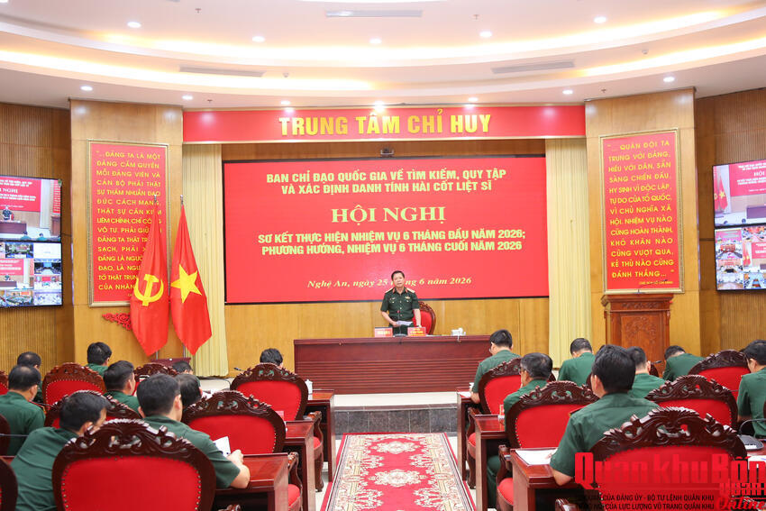 Sơ kết thực hiện nhiệm vụ tìm kiếm, quy tập, xác định danh tính hài cốt liệt sĩ