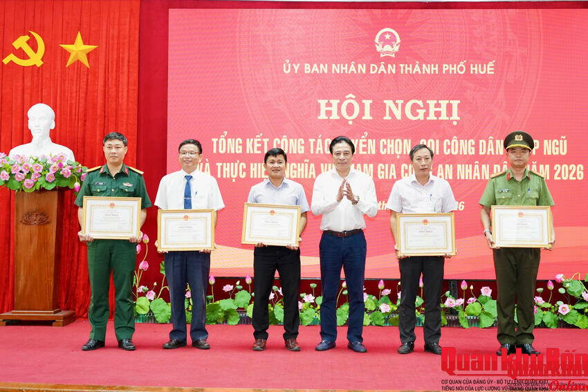 Thành phố Huế tổng kết công tác tuyển quân năm 2026