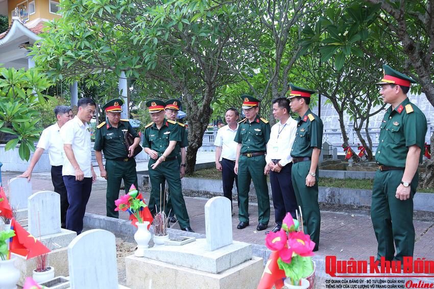 Khảo sát nâng cấp, tu bổ, tôn tạo Nghĩa trang liệt sĩ Việt - Lào