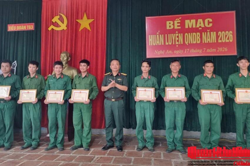 Lữ đoàn Tăng – Thiết giáp 206, Quân khu 4 hoàn thành huấn luyện quân nhân dự bị năm 2026