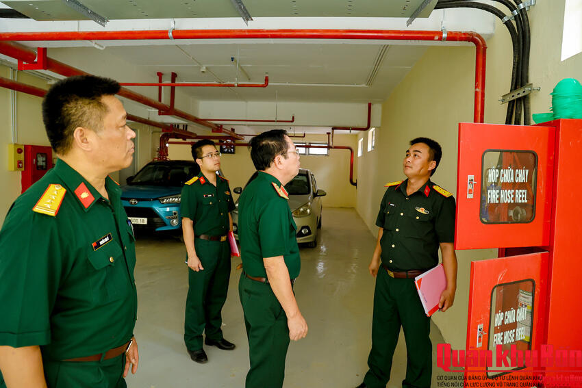Nghiệm thu, bàn giao công trình Trụ sở làm việc Viện Kiểm sát Quân sự Quân khu 4