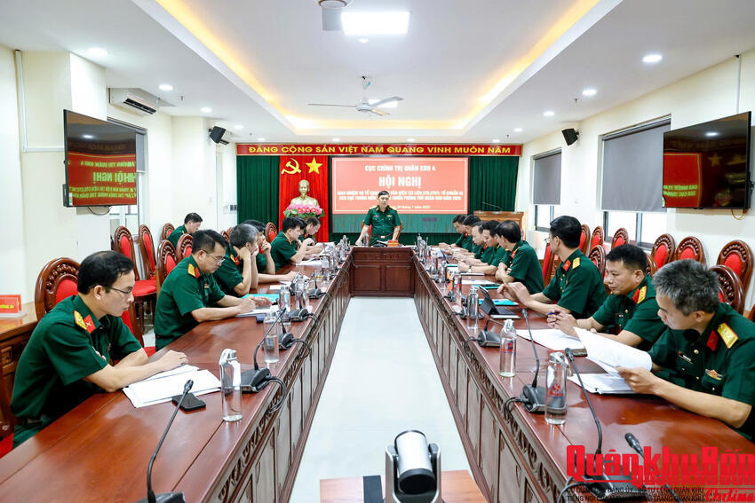 Cục Chính trị Quân khu 4: Phân công nhiệm vụ Công tác Đảng, công tác chính trị trong diễn tập tác chiến phòng thủ năm 2026