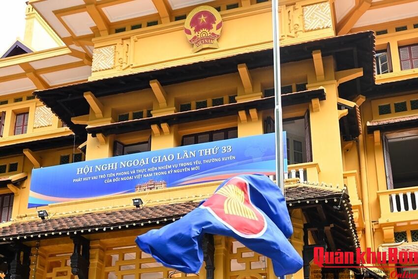 Lễ thượng cờ kỷ niệm 59 năm Ngày thành lập ASEAN