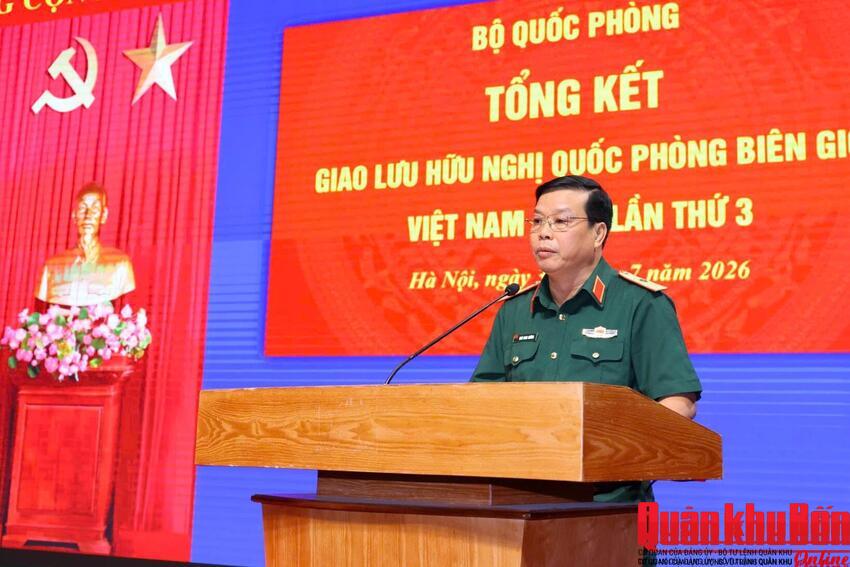 Thiếu tướng Ngô Nam Cường, Phó Tư lệnh Quân khu 4 dự Hội nghị tổng kết giao lưu hữu nghị Quốc phòng biên giới Việt-Lào lần thứ 3