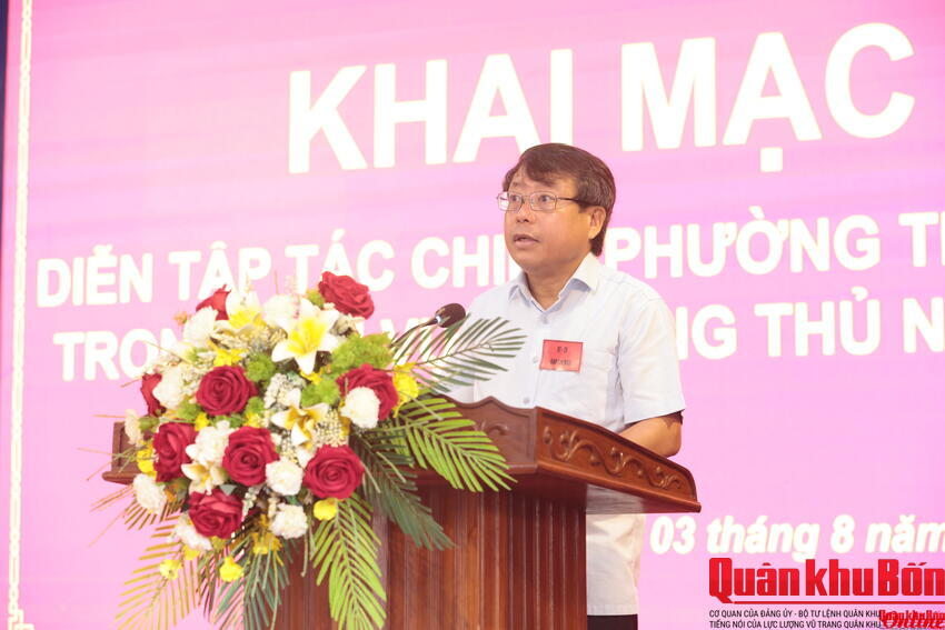 Hà Tĩnh: Khai mạc diễn tập tác chiến Phường Trần Phú trong khu vực phòng thủ năm 2026