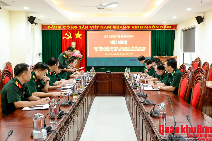 Quân khu 4: Sẵn sàng đăng cai Hội nghị tập huấn nghiệp vụ báo cáo viên toàn quân năm 2026