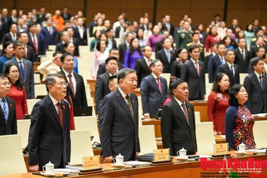 Khai mạc trọng thể Kỳ họp không thường lệ thứ nhất, Quốc hội khóa XVI