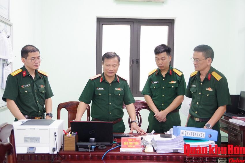 Bộ Tổng Tham mưu: Kiểm tra công tác bảo mật hệ thống thông tin quân sự tại Bộ CHQS tỉnh Quảng Trị