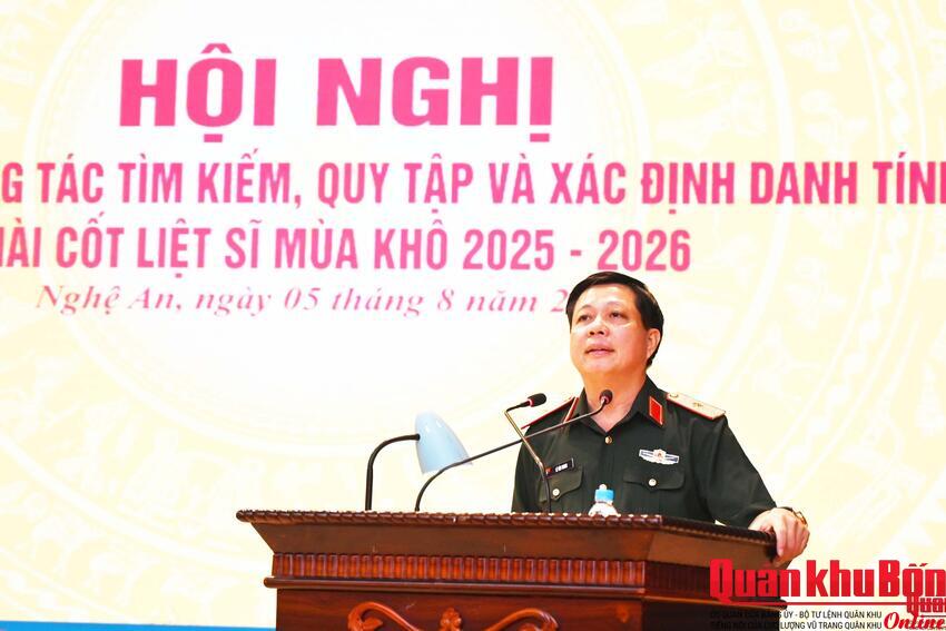 Quân khu 4: Phấn đấu hoàn thành lấy mẫu giám định ADN xác định danh tính hài cốt liệt sĩ trong năm 2026