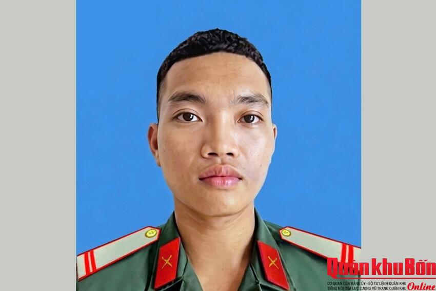 Truy tặng Huân chương Bảo vệ Tổ quốc hạng Ba đối với Trung sĩ Cao Tuấn Anh