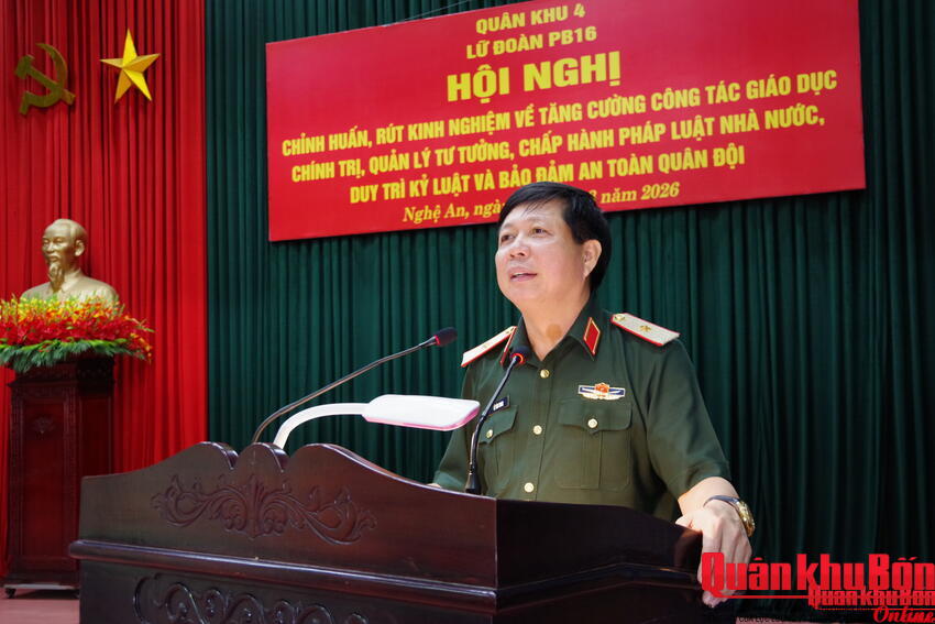 Lữ đoàn Pháo binh 16, Quân khu 4: Tăng cường giáo dục chính trị, quản lý tư tưởng, duy trì kỷ luật và bảo đảm an toàn.