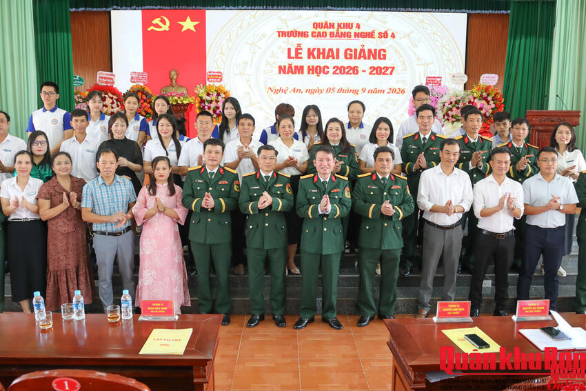 Trường Cao đẳng nghề số 4 khai giảng năm học 2026-2027