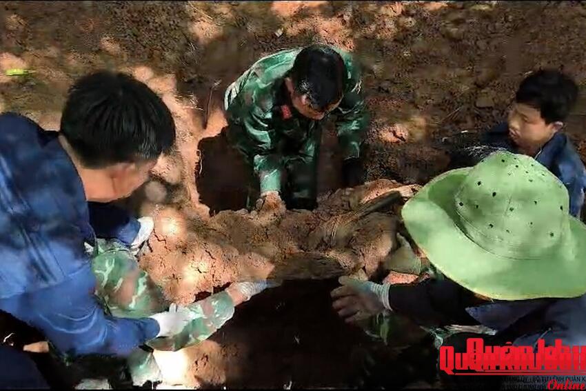 Bộ Chỉ huy Quân sự tỉnh Quảng Trị: Quy tập thêm 01 Hài cốt Liệt sĩ tại khu vực Bãi Dinh