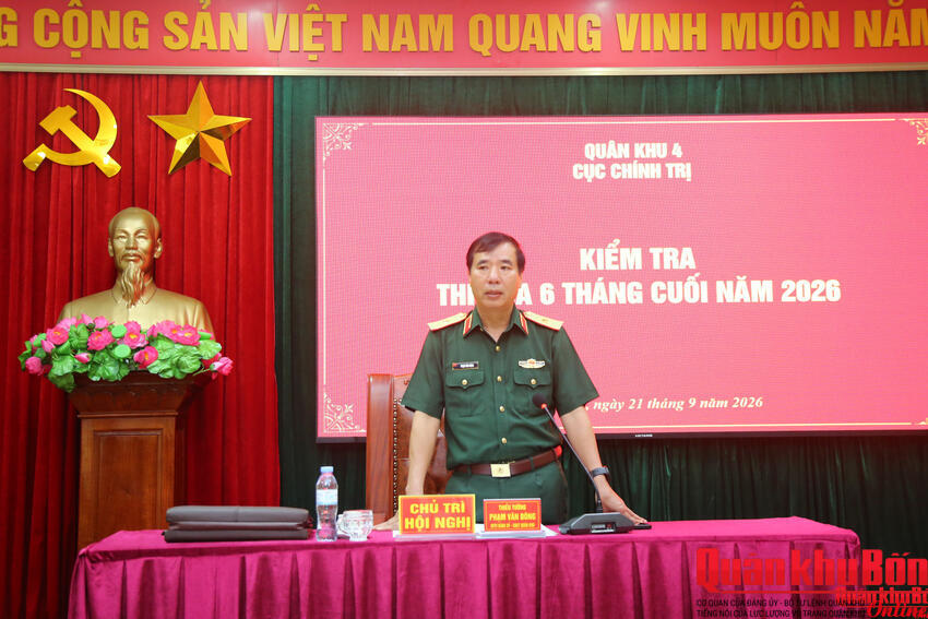 Cục Chính trị Quân khu 4 kiểm tra thi đua của Đoàn An điều dưỡng 40