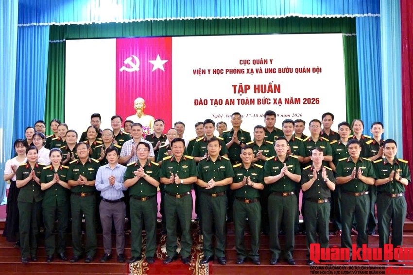 Tập huấn công tác an toàn bức xạ tại Bệnh viện Quân y 4