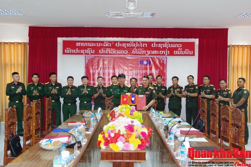 Sư đoàn 968 (Quân khu 4) và Sư đoàn 4 (Quân đội nhân dân Lào) tổ chức hội nghị thường niên năm 2026