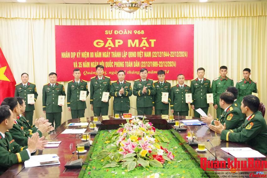 Sư đoàn 968: Tri ân người có công
