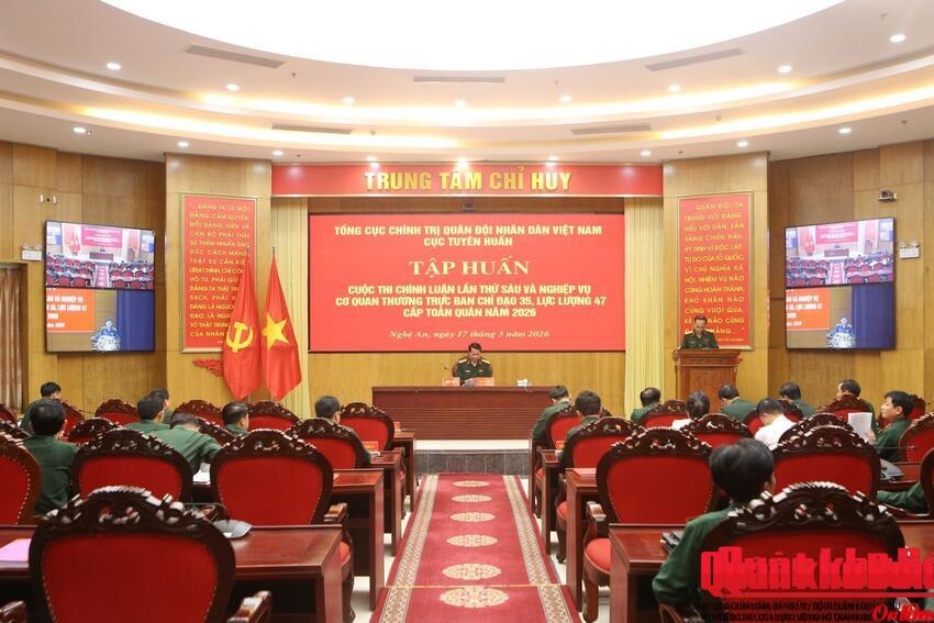 Tập huấn Cuộc thi chính luận về bảo vệ nền tảng tư tưởng của Đảng lần thứ Sáu