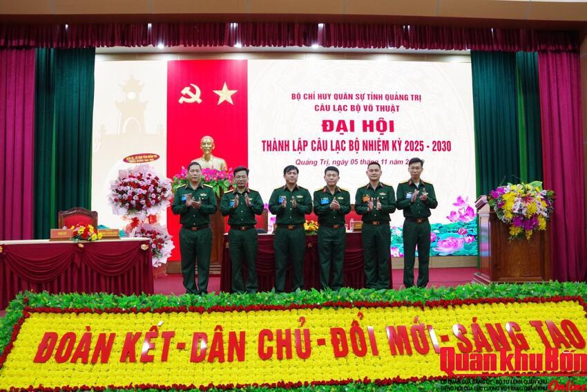 Bộ Chỉ huy Quân sự tỉnh Quảng Trị: Đại hội thành lập Câu lạc bộ Võ thuật nhiệm kỳ 2025 – 2030