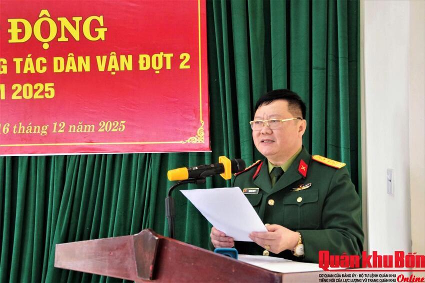 Quảng Trị: Phát động ra quân làm công tác dân vận đợt 2 năm 2025