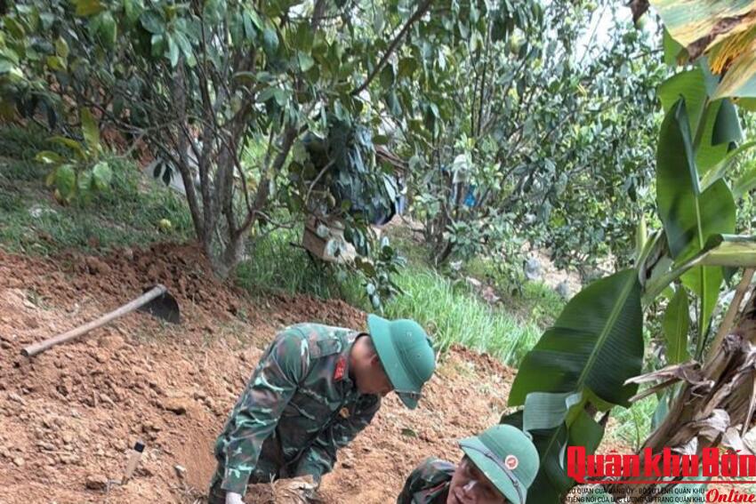 Quy tập 20 hài cốt liệt sĩ tại khu vực phường Quảng Trị