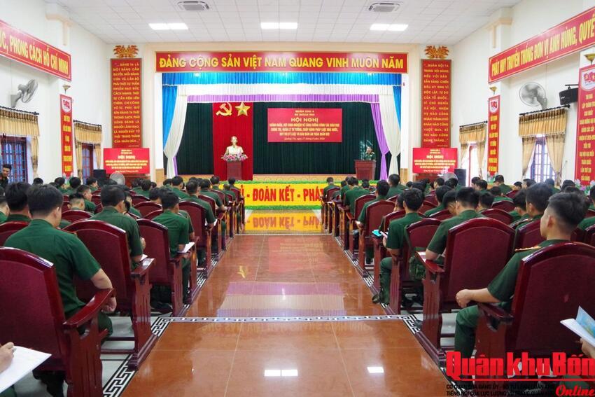 Sư đoàn 968, Quân khu 4: Hội nghị chỉnh huấn, rút kinh nghiệm về công tác giáo dục chính trị, quản lý tư tưởng, chấp hành pháp luật Nhà nước, duy trì kỷ luật và bảo đảm an toàn