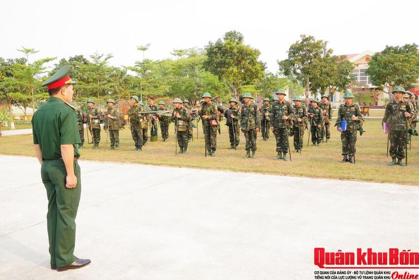 Sư đoàn 968 (Quên khu 4) sẵn sàng chiến đấu cao