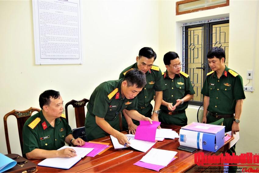 Bộ Tổng Tham mưu kiểm tra công tác quân sự, quốc phòng tại phường Bắc Hồng Lĩnh