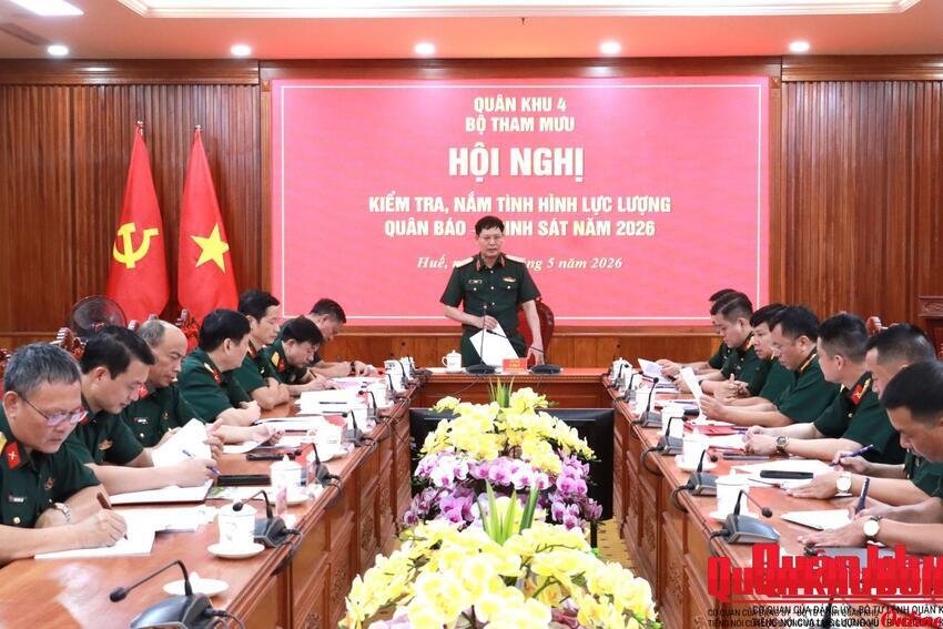 Quân khu 4 kiểm tra lực lượng Quân báo - Trinh sát tại Bộ Chỉ huy Quân sự thành phố Huế