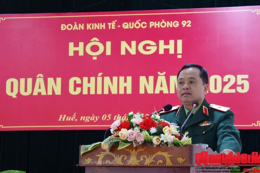 Đoàn 92 được đề nghị tặng Cờ thi đua Bộ Quốc phòng năm 2025