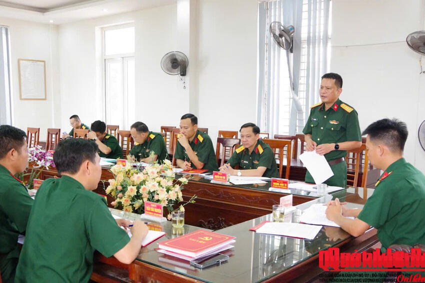 Các Đảng ủy trực thuộc Đảng ủy Quân sự tỉnh Hà Tĩnh ra nghị quyết lãnh đạo thực hiện nhiệm vụ 6 tháng cuối năm 2026