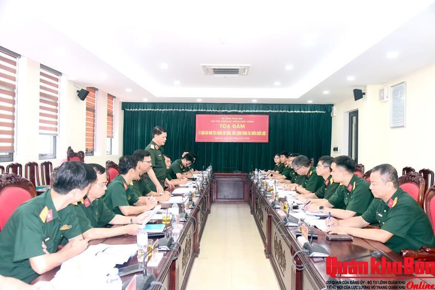 Tọa đàm “Lý luận bảo đảm tiêu chuẩn, đo lường, chất lượng trong tác chiến chiến lược”