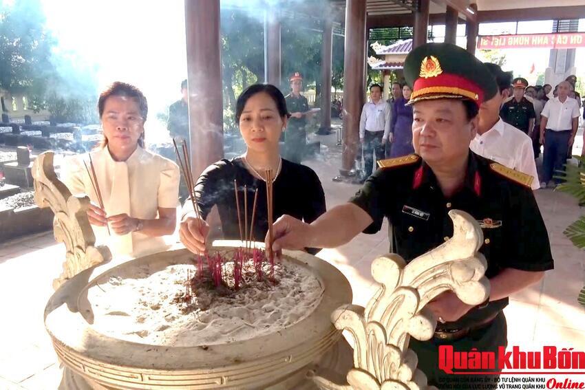 Thành phố Huế lấy mẫu hài cốt liệt sĩ chưa xác định thông tin