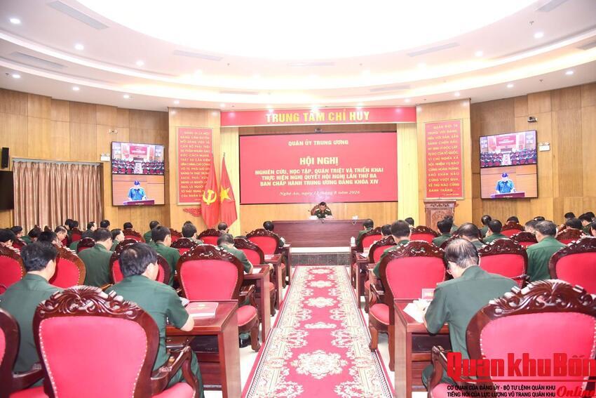 Quán triệt, triển khai thực hiện Nghị quyết Hội nghị Trung ương 3 khóa XIV