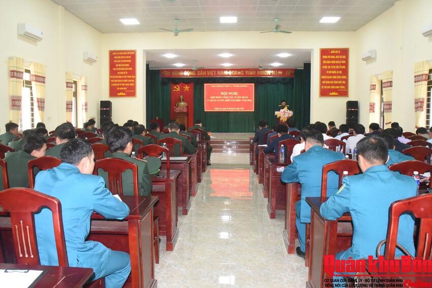 Ban Chỉ huy Phòng thủ khu vực 4 - Tương Dương (Nghệ An): Hiệp đồng tuyển quân năm 2026