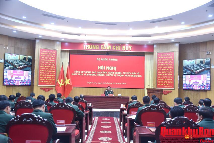 Quân khu 4 thực hiện tốt công tác cải cách hành chính, chuyển đổi số năm 2024