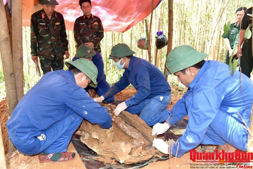 Sư đoàn 968, Quân khu 4: Quy tập 12 hài cốt liệt sĩ tại xã Cam Lộ, tỉnh Quảng Trị