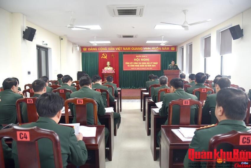 Quân khu 4: Tổng kết công tác Khoa học Kỹ thuật và Công nghệ quân sự năm 2024