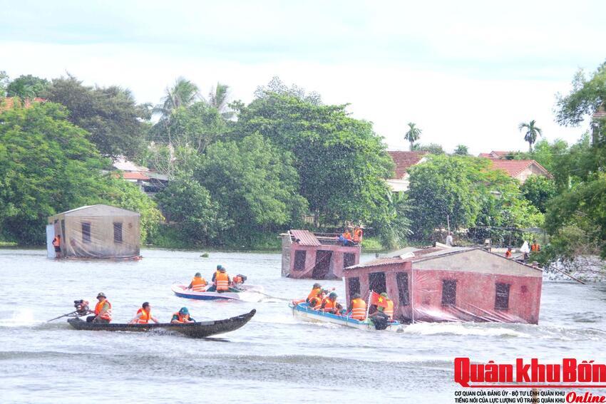 Thành phố Huế: Sẵn sàng cho diễn tập phòng, chống bão lụt, tìm kiếm cứu nạn xã Lộc An năm 2026