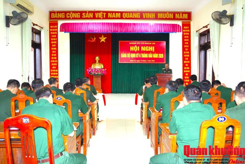 Đảng ủy Lữ đoàn Thông tin 80: Hội nghị Đảng bộ định kỳ 6 tháng đầu năm 2026