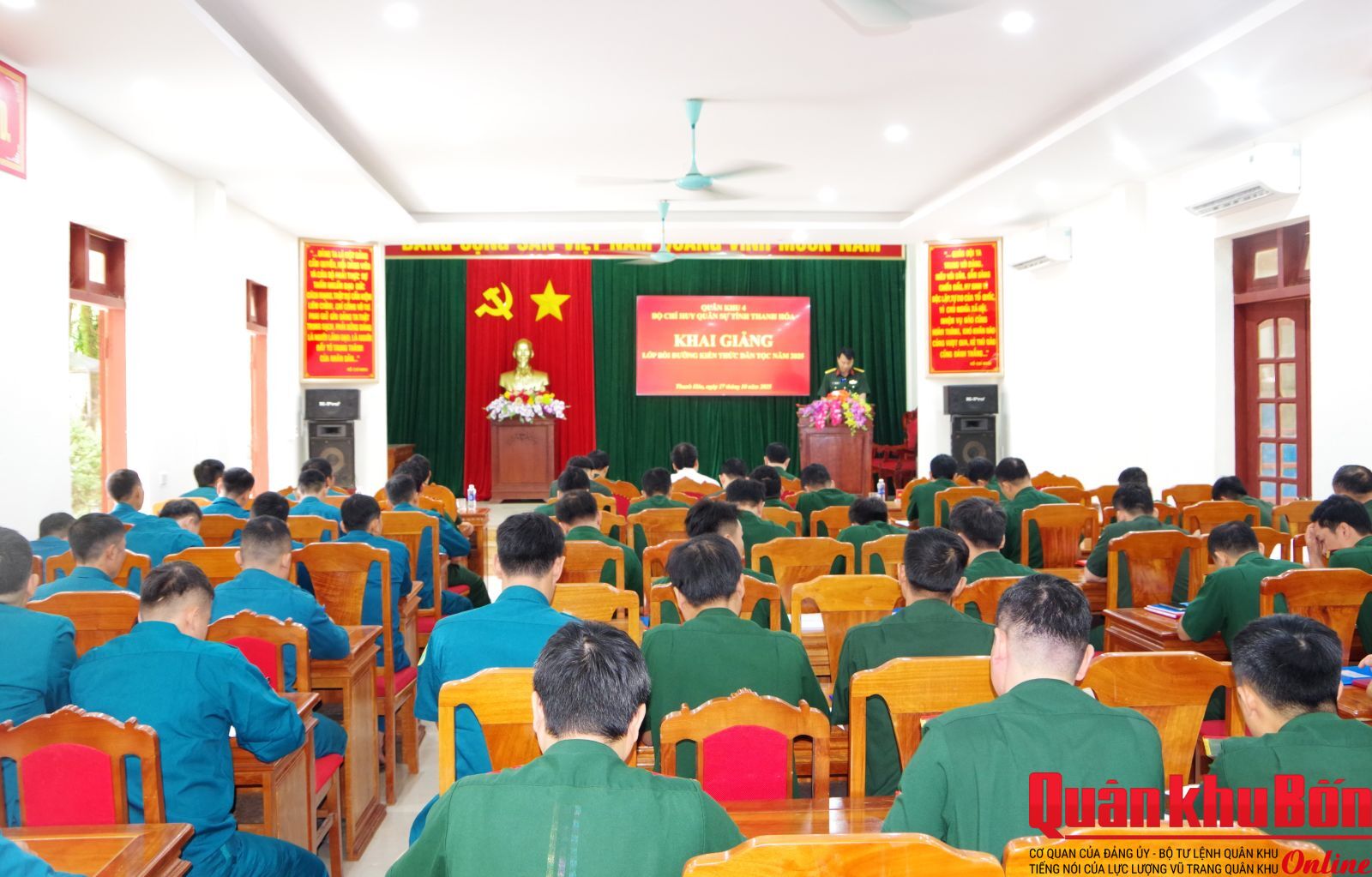 Bộ Chỉ huy Quân sự tỉnh Thanh Hóa: Khai mạc lớp bồi dưỡng kiến thức dân tộc năm 2025