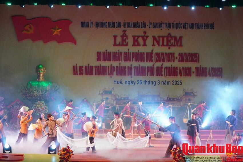 Kỷ niệm 50 năm ngày giải phóng Huế và 95 năm thành lập Đảng bộ thành phố Huế