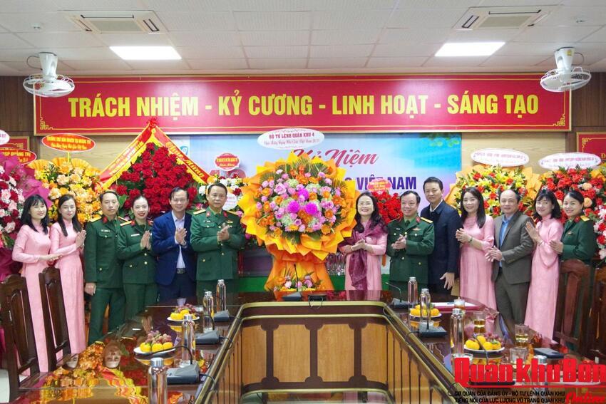 Bộ Chỉ huy Quân sự tỉnh Quảng Trị chúc mừng Sở Giáo dục và Đào tạo tỉnh  và các Nhà trường nhân ngày Nhà giáo Việt Nam