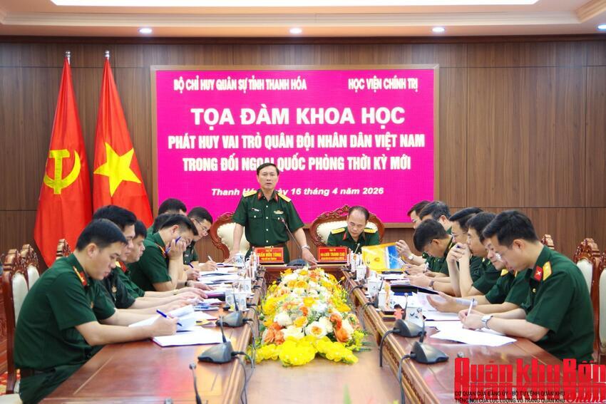 Học viện Chính trị khảo sát, tọa đàm khoa học tại tỉnh Thanh Hóa