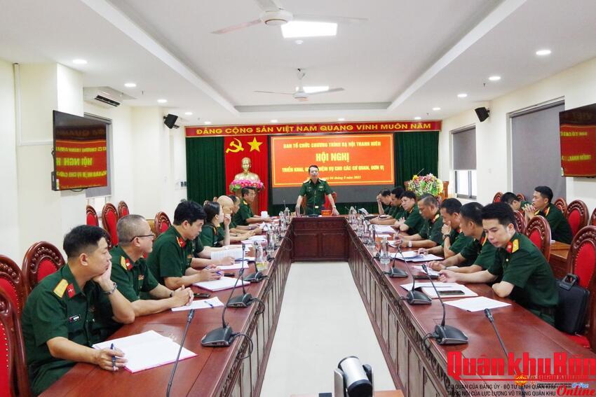 Triển khai, hiệp đồng các hoạt động chào mừng Đại hội Đảng bộ Quân khu lần thứ XII và chấm điểm thi tìm hiểu 80 năm Ngày truyền thống Lực lượng vũ trang Quân khu 4