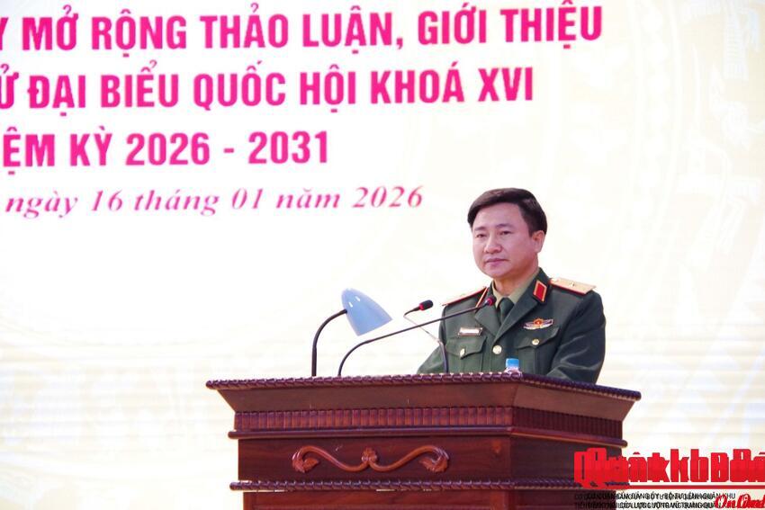 Quân khu 4: Thiếu tướng Nguyễn Ngọc Hà, Thiếu tướng Ngô Nam Cường ứng cử đại biểu Quốc hội khóa XVI với sự tín nhiệm tuyệt đối