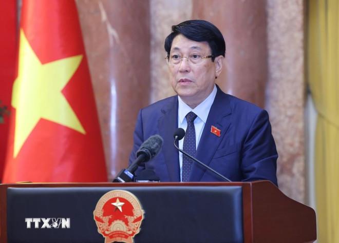 Chủ tịch nước Cộng hòa xã hội chủ nghĩa Việt Nam Lương Cường. (Ảnh: TTXVN) Chủ tịch nước Cộng hòa xã hội chủ nghĩa Việt Nam Lương Cường. (Ảnh: TTXVN)